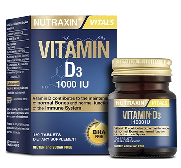 Nutraxin D3 Vitamini - Gıda Takviyesi