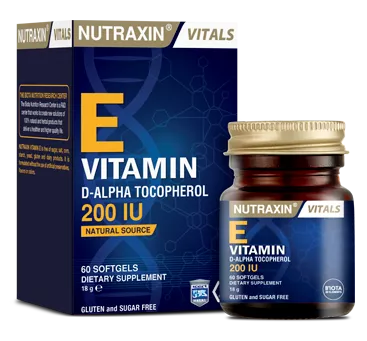 Nutraxin E Vitamini - 60 Yumuşak Kapsül