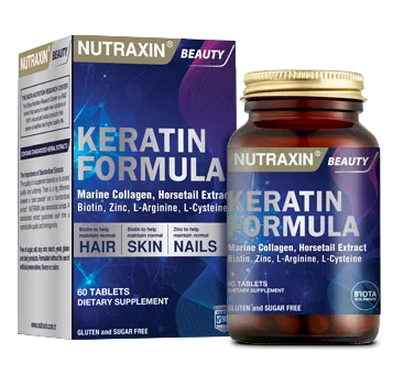 Nutraxin Keratin Formula - 60 Tablet - Takviye Edici Gıda