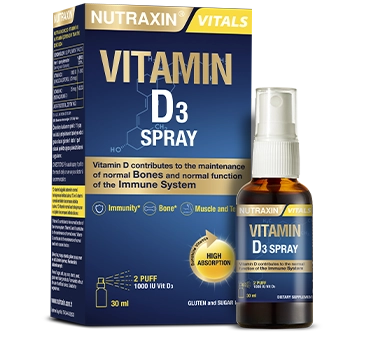 Nutraxin D3 Vitamin Sprey - Gıda Takviyesi