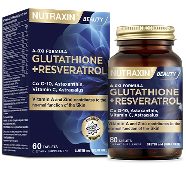 Nutraxin A-Oxi Formula Glutathione+Resveratrol - Gıda Takviyesi