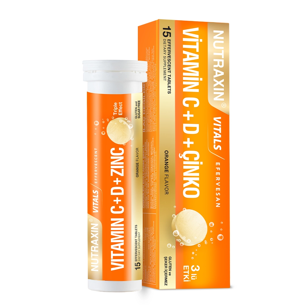  Effervescent Vitamin C-D-Zinc